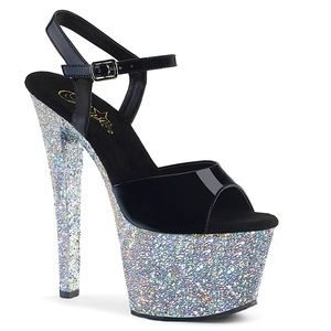 Pleaser 7” platform heels size 8